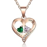 💖 Amazing Gifts - Diese personalisierte Personalisierte 925 Sterling Silber Namenskette wird mit einer empfindlichen Ringbox und einem Poliertuch für Schmuck geliefert. BEREIT zum Geben oder Empfangen. Ein wunderbares Geschenk für sich selbst, Ihren Liebhaber, Ihre Freunde, Ihre Familie (Mutter, Tochter, Schwestern) oder andere Menschen, die Ihnen am Geburtstag, Party Time, Dating, Abschlussfeier, Hochzeit, Muttertag, Verlobung, Weihnachten, Valentinstag am Herzen liegen.