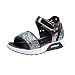 Produktbild Kinder Sandalen,Sannysis Kinder Säugling Kinder Mädchen Bling Loch Rutschfeste Sandalen Prinzessin Freizeitschuhe Outdoor Trekkingsandalen Sportschuhe mit Klettverschluss (34, Blau)