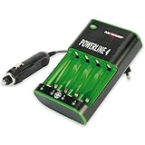 Einfachste Bedienung  Der Ladevorgang startet wenn das Ladegerät in der Steckdose steckt  die Akkubatterien eingelegt sind & die START Taste für 2 Sek. gedrückt wird / Mit Zero Watt Technologie