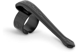 Kaweco LILILIPUT - Penna a clip nostalgica Liliput M, diametro 9,5 mm, colore nero, con logo discreto, accessorio per penna stilografica e penna a sfera in bronzo