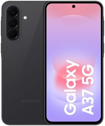 Samsung Galaxy A37 5G, 128GB, 3 anni di Garanzia, Smartphone sottile, Cerchia e Cerca, Gomma Oggetto, Suggerimento di modifica, Tripla Camera, IP68, 5.000 mAh, Awesome Charcoal [Versione Italiana]