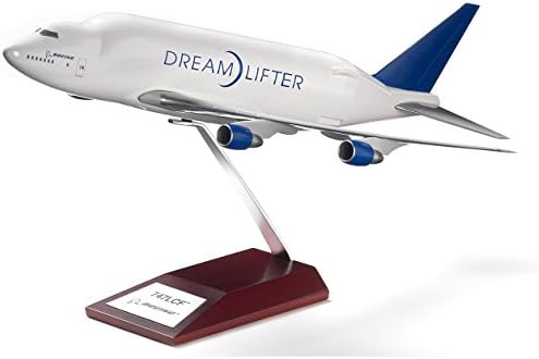 Boeing 747 Dreamlifter Precision Snap Model on Wooden Base - Scale 1:200
