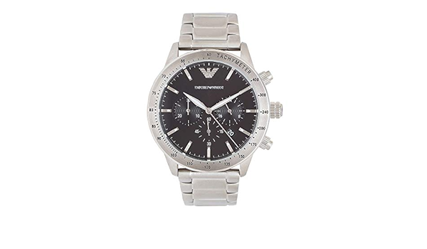 armani tachymeter watch
