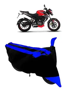 ABORDABLE Water Resistant Dustproof Bike Cover Compatible with Bajaj Pulsar 200 NS DTS-i All Weather Quality Fabric (Blue)