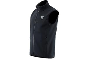 DAINESE No Wind Thermo Vest Gilet Termico Antivento, Traspirante, Layer Smanicato per Moto Uomo