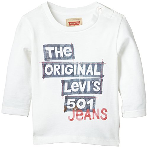 Levi's Kids Baby Boys ORY Full Shirt, Off-White (off White 11), 18-24 months (Manufacturer size: 24 mois)