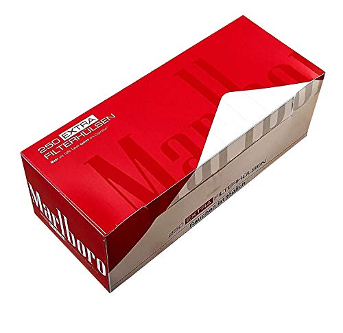 Marlboro Red Extra - Casquillos para Cigarrillos (2000 Unidades, 8 x 250)