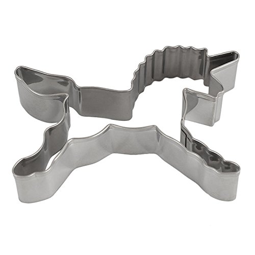 Edelstahl Keks Ausstecher Non Stick Ausstechformen Tortendeko Einhorn 8.5 x 5.8 x 2cm - 6