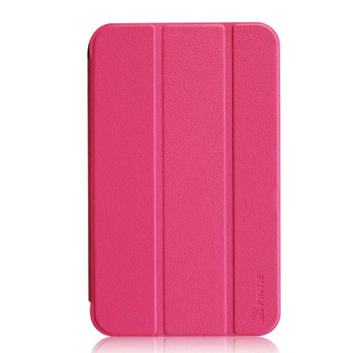 Fintie Samsung Galaxy Tab 4 8.0 Hülle Case – Ultra schlank superleicht Ständer Smart Shell Cover Schutzhülle Etui Tasche mit Auto Schlaf / Wach Funktion, Magenta - 9