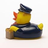 DUCKSHOP | Badeente Hamburg | Quietscheente | L: 7,5 cm - 2