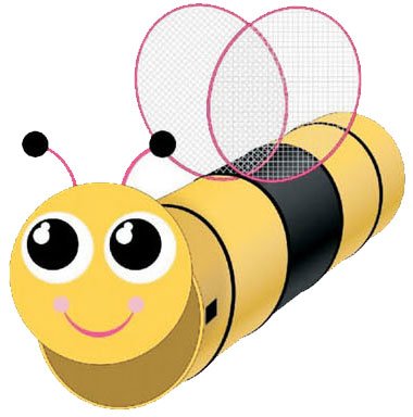Puregadgets© Bumble Bee Pop Up Play Tunnel for Children / Kids / Boys / Girls - Easy to store, Hours of fun Indoor or Outdoor Puregadgets© Bumble Bee Pop Up Play Tunnel for Children / Kids / Boys / Girls - Easy to store, Hours of fun Indoor or Outdoor