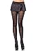 Produktbild Verführerische Kronleuchter Spitze Strumpfhose Strumpfhose von Leg Avenue, schwarz, one size