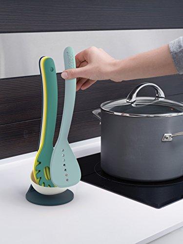 Joseph Joseph 10140 Nest Kuchenhelfer Plus Opal Küchhelfer-Set mit magnetischem Aufbewahrungsständer Nylon, 6 Einheiten, 11,3 x 11,3 x 33,5 cm, opalfarben - 5