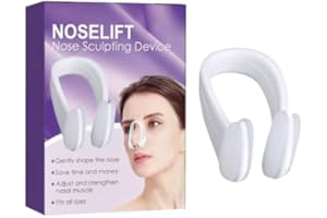 DEYROS NosaNova Nose Sculpting Device, Nose Shaper Up Lifting Clip, Soft Silicone Nose Bridge Straightener Corrector, Beauty Nose Slimmer Device (2pcs)