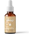 drop Vanilla Liquid Stevia Drops Zero Calorie 50 ml - Stevia Drops Sweetener - Zero Calorie Sugar Free Coffee Syrup Alternative – Use in Coffee, Protein Powder, Yoghurt and Tea - Vegan, Keto