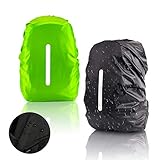 Multiuso: Tanto en deporte o viaje de aire libre como en la vida diaria, gente de cada edad puede usar esta cubierta impermeable de mochila para proteger las mochilas o guardar al seguridad personal. Los estudiente también puede utilizarla en regresar a casa para ser más llamativos.