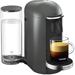 Nespresso Vertuo - Machine à café à capsules pour espresso ou café long - de 40 ml à 410 ml - Titane - Krups YY2778FD
