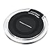Price comparison product image squarex Portable Mini Acrylic QI Wireless Charger Charging Pad Mat for Iphone 8/8 Plus/X (Black)