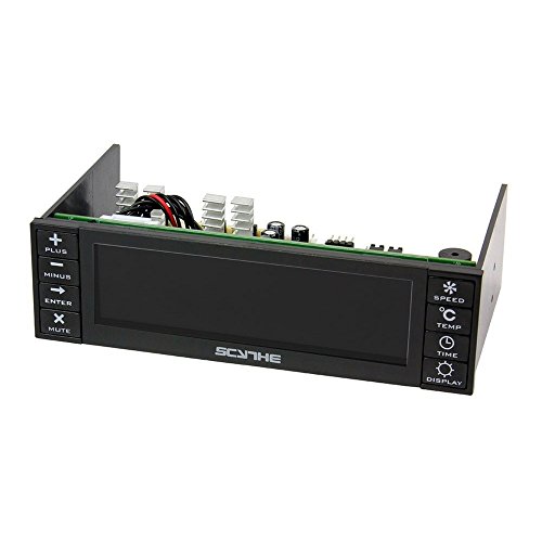 Scythe Kaze Chrono – Fan Speed Controller (schwarz, LCD, Tasten, Active, 0–9990 U/min, 12h) - 7