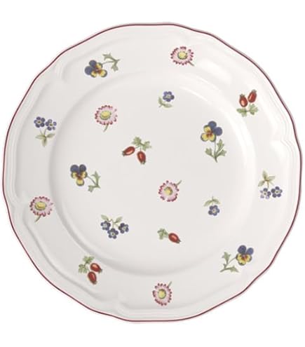 Flirt By R&B Keramik-Speiseteller - 21 Cm, Braun/weiß, Rund - Mikrowellen- & Spülmaschinen-geeignet