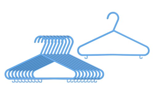 Premier Housewares Children's Hangers - Set of 10, Blue