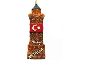 MUYU MAGNET Antalya Turkey 3D Fridge Magnet Travel Sticker Souvenir Home and Kitchen Decoration, Turkey Fridge Magnet