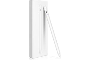 QDSYLQ Ricarica Wireless Penna iPad per iPad, Penna Touch con Sensibile all’Inclinazione e Rifiuto del Palmo, Apple Pencil per iPad 6/7/8/9/10, iPad Air 3/4/5, iPad Mini 5/6, iPad Pro 11"/12,9" 3/4/5/6
