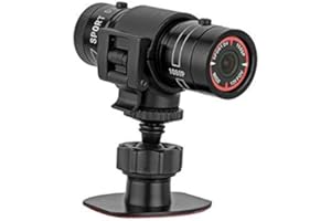 ELIKLIV Bicycle Helmet Cameras, HD 1080p Sports Action Camera, Motorcycle Video DV Camcorder, Car Video Recorder, Mountain Mini Action DVR Video Cam, Waterproof Bike Car Recorder for Outdoor Wilderness