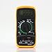 Price comparison product image MagiDeal Digital Voltmeter Ammeter OHM Multimeter Volt AC DC Tester XL-830L Yellow