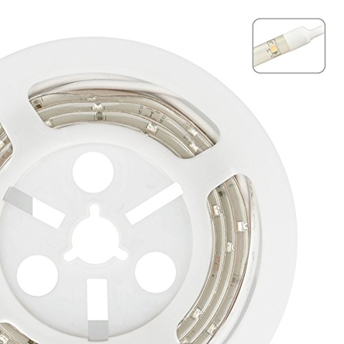kwmobile LED Bettlicht mit Bewegungssensor – LED-Streifen 1,2m Länge – dimmbar – Helligkeitssensor – Sicherheit im Dunkeln – 36 LEDs – warmweiß - 4