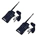 Produktbild 2 x Coodio B3 Motorola Cobra Stabo Elektronik Midland Kenwood iCom BaoFeng Funkgeräte Taschen, Multi-Funktion Tragetasche Hülle Schutzhülle Tasche Für Handfunkgerät Walkie Talkie PMR GPS - Schwarz