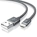 Produktbild CSL - 1m Apple Lightning Kabel Platinum (Apple MFI zertifiziert & lizensiert) | Datenkabel / Ladekabel | für Apple iPhone & iPad | silber metallic