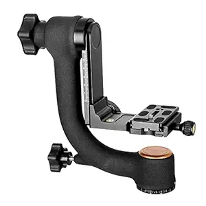 VIBLITZ Professional Heavy Duty Metal 360 Degree Panoramic Gimbal Tripod Head with Arca-Swiss Standard 1/4'' Quick Release Plate and Bubble Level for Digital. Item Name