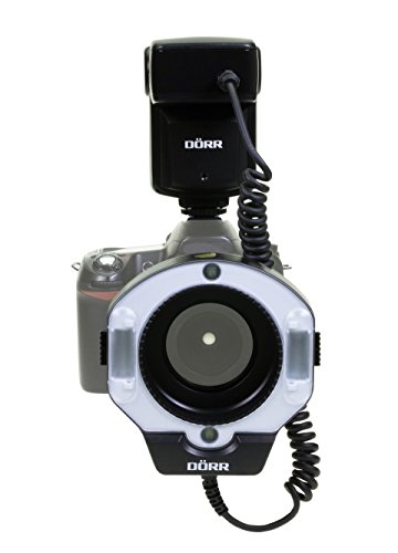 Dörr DMF-15 Makro Ringblitz für Nikon Kamera schwarz Dörr DMF-15 Makro Ringblitz für Nikon Kamera schwarz
