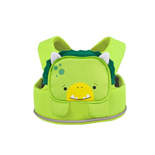 Trunki ToddlePak Fuss Free Toddler Reins, Green Dudley Dinosaur