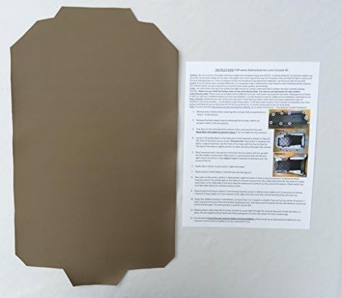Ford Explorer armrest console replacement cover - Medium Prairie Tan (1997-05) by Zealous Interiors