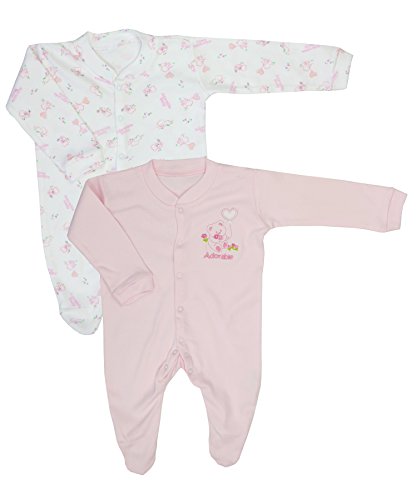 Nursery Time Twin Pack Adorable Sleepsuits - 3 - 6 Months / 62-68 cm / 8 kg