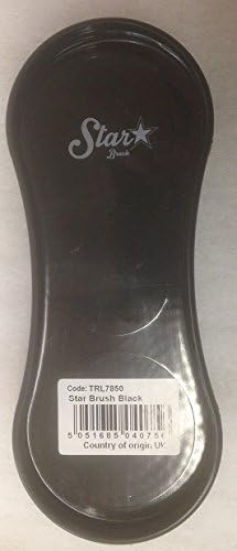 STAR BRUSH Pet Horse Grooming Brush Works Like Magic (Black)
