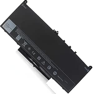 Batterie 55Wh 7.6V Pour Dell Latitude E7270 E7470 - Remplacement J60J5 MC34Y R1V85 451-BBSX - Haute Qualité Longue Durée
