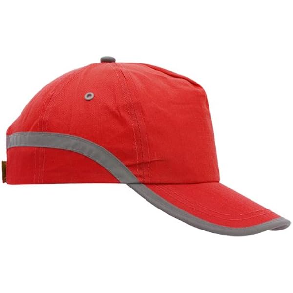Cappello Baseball Hi-Vis Con Paracollo – Arancione Neon, Tessuto Riflettente, Protezione Solare E Antisfondamento, Taglia Unica Regolabile - Foto 3