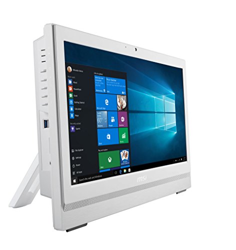 MSI 9S6-AA7812-004 20T 6M-004DE All-in-One Desktop PC (Intel Celeron i3-6100, 4GB RAM, HD-Grafik, Win 10 Pro, 50,8 cm (20 Zoll)) weiß - 6