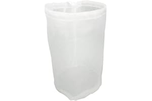 FANCYLAND Sacchetto per setaccio a maglie sottili in nylon riutilizzabile, sacchetto filtro per vino di birra, sacchetti filtranti per colino alimentare
