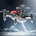 Produktbild TAOtTAO Mini D2WH Faltbar mit Wifi FPV 0.3MP HD Kamera 2.4G 6-Achsen RC Quadcopter Drone (Rot)