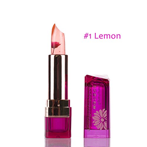Sindy 1Pc Waterproof Lipstick Jelly Fruit Lip Balm Stick Temperature Change Moisturizer Bright Surplus Lips Cosmetic (01)