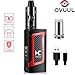 Produktbild Ovuul HC 80w Kit E Zigaretten Starter Kit Ohne Nikotin E Shischa Staterset mit 2 ml Top Refill Verdampfer LED 2000mah (Black&red)