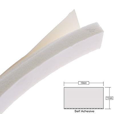 STORMGUARD Mousse de caoutchouc Jumbo calfeutrement (extra large + extra épais pour les grandes lacunes) - 3,05m Blanc