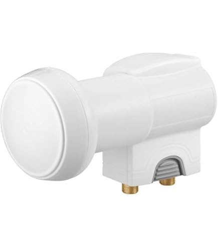 LNB Twin TELE System – Convertisseur Satellite 2 Sorties Indépendantes, Protection Intempéries, Technologie LTE Stop – Pour Réception Stable Et Fiable