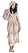 Produktbild CityComfort® Luxus Bademantel Damen Super Soft Robe mit Fell gefütterte Kapuze Plüsch Bademantel für Frauen-perfektes Geschenk (S, schneewittchen)