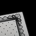 Lace Dot Pattern Silicone Nail Art Table Mat Manicure Tool - White