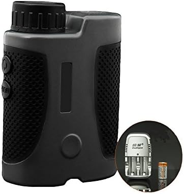 Golf Laser Rangefinder,5～1200m Laser Range Finder Hunting Monocular Telescope Distance Meter Speed Tester ,Height /Angle measurement ,LED display，Outdoor Compact -4 modes(Multifunction) , black 800 meters (distance